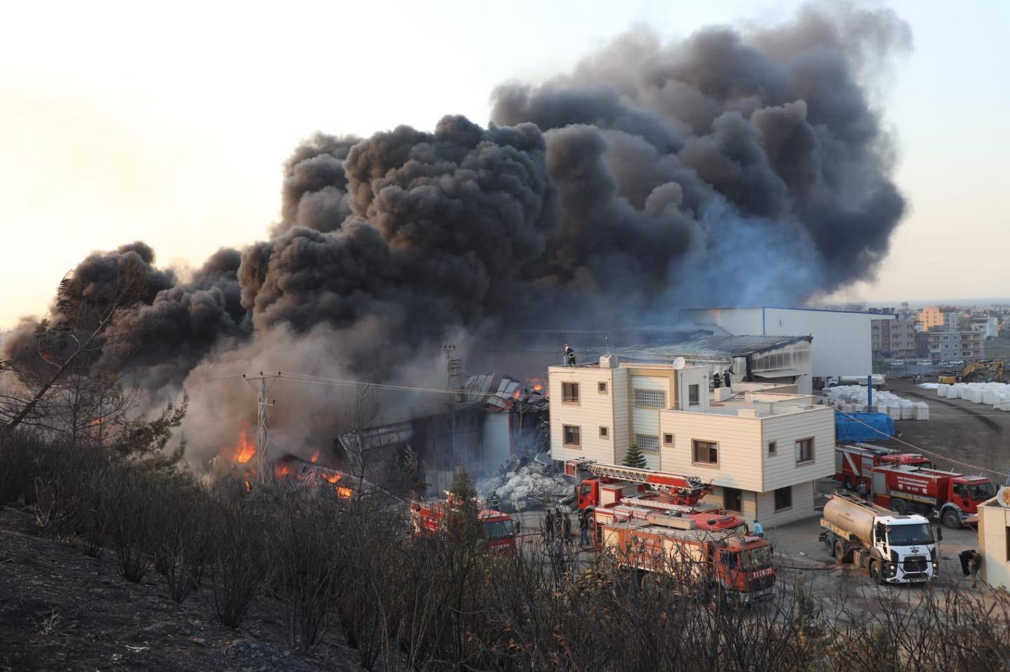 Hatay'daki orman yangını üç ilçeyi yaktı